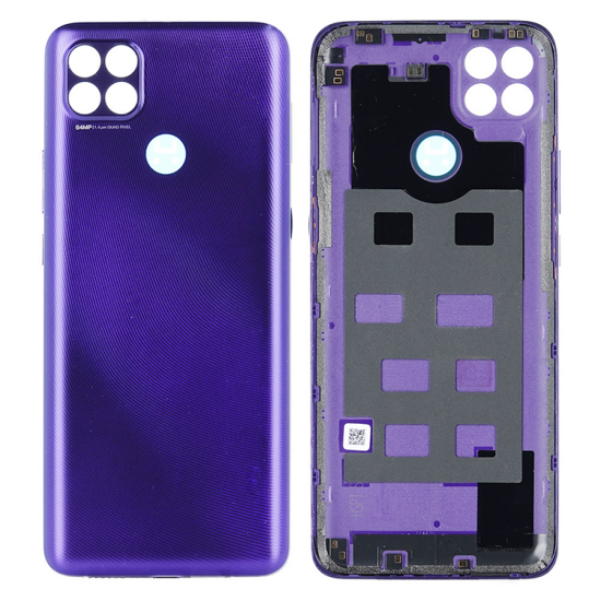 Motorola Moto G9 Power-Battery Cover + Adhesive- Purple
