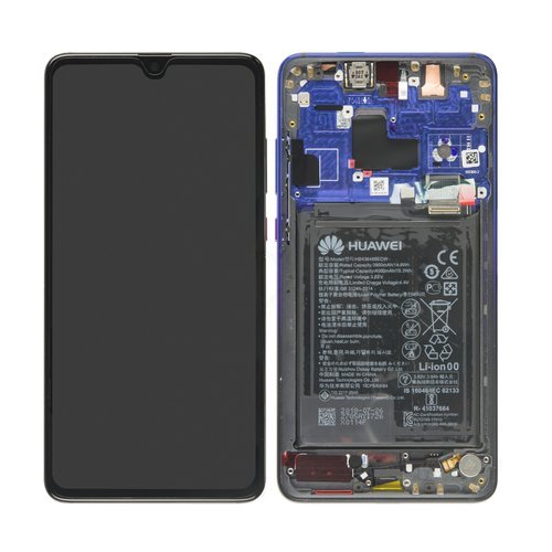 Huawei Mate 20-LCD Display Module + Battery- Twilight