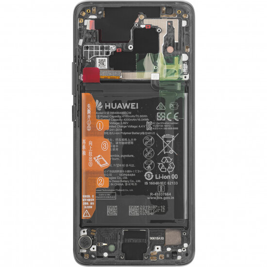 Huawei Mate 20 Pro-LCD Display Module + Battery- Black
