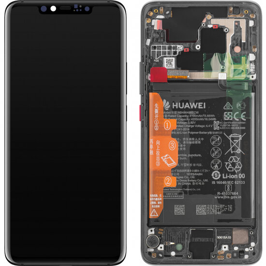 Huawei Mate 20 Pro-LCD Display Module + Battery- Black