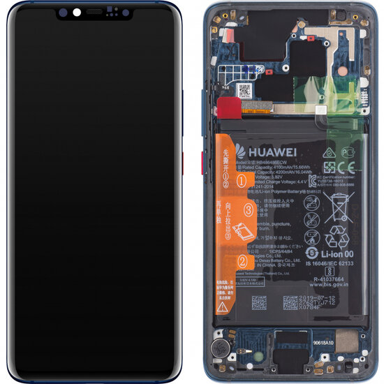 Huawei Mate 20 Pro-LCD Display Module + Battery- Blue