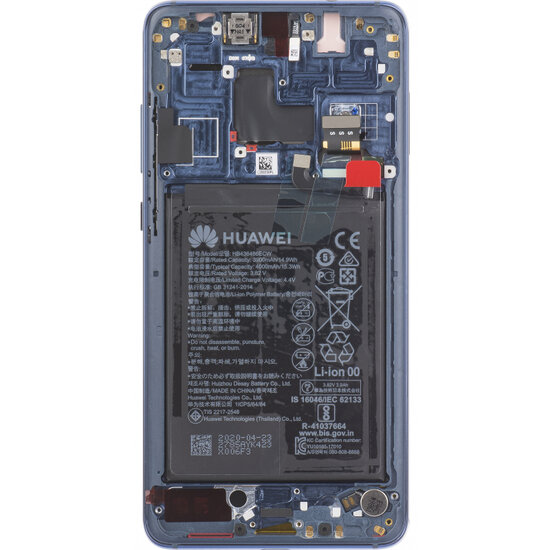 Huawei Mate 20-LCD Display Module + Battery- Blue