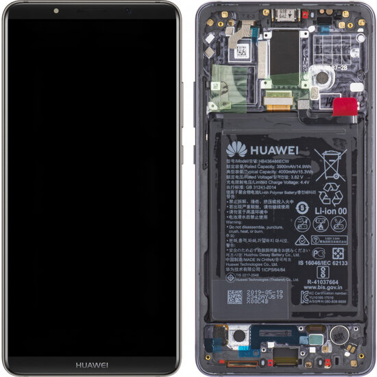 Huawei Mate 10 Pro-LCD Display Module + Battery- Black