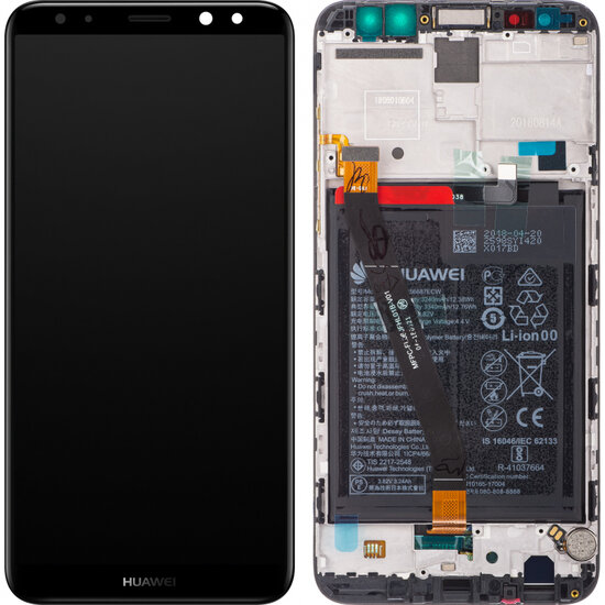 Huawei Mate 10 Lite-LCD Display Module + Battery - Black