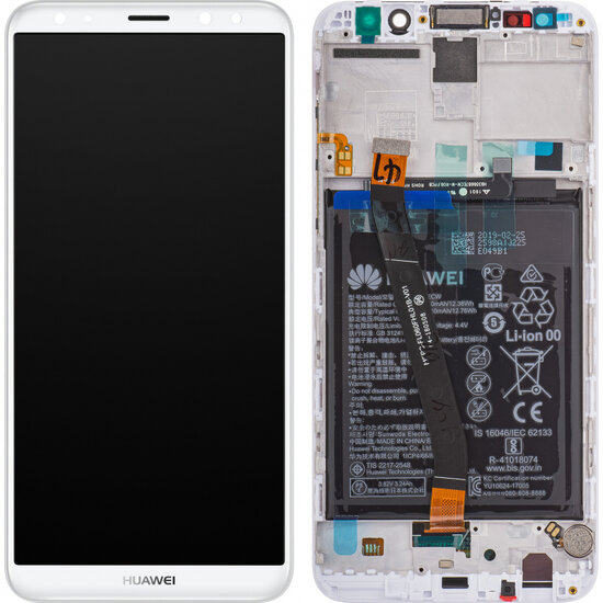 Huawei Mate 10 Lite-LCD Display Module + Battery- Gold/White