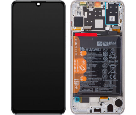 Huawei P30 Lite-LCD Display Module + Battery- White