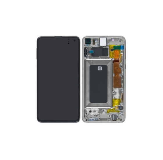 Samsung Galaxy S10E SM-G970F-LCD Display Complete + Battery- Prism White
