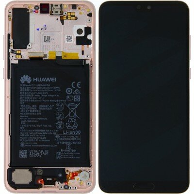 Huawei P20 Pro-LCD Display Module + Battery- Pink