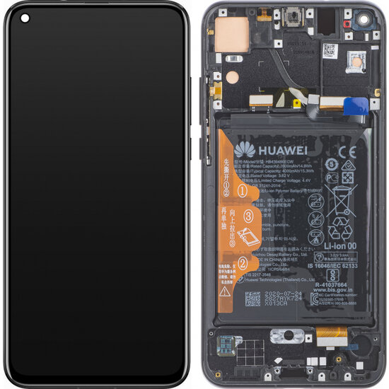 Huawei Honor 20 View-LCD Display Module + Battery- Black
