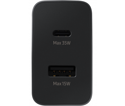 Samsung 35W Power Adapter Duo EP-TA220NBEGEU Black- EU Blister