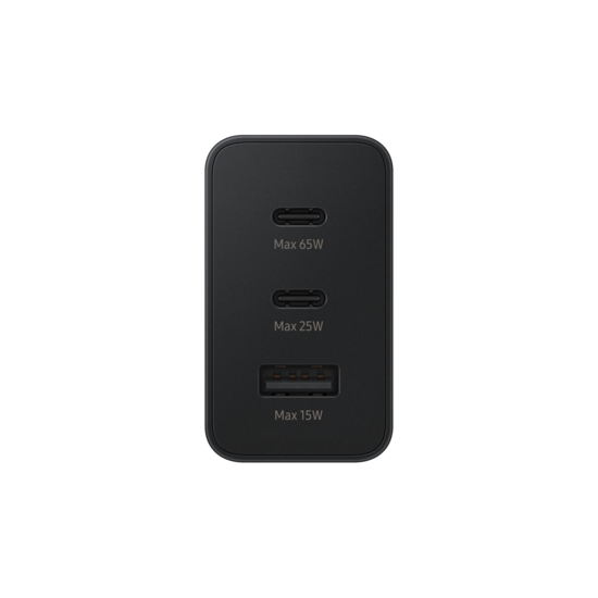 Samsung USB-C Adapter 65W Trio EP-T6530NBEGEU Black- EU Blister