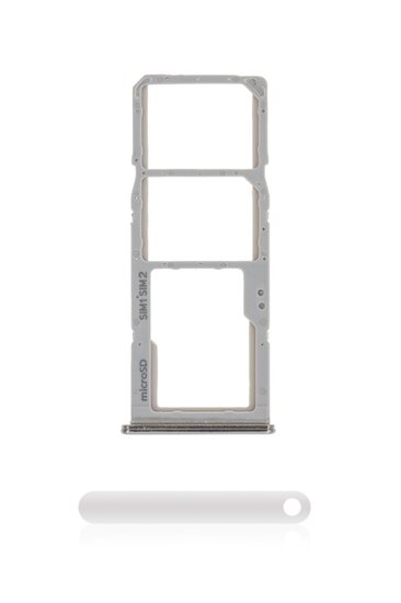 Samsung Galaxy A70 SM-A705F-Sim/SD Card Holder- Silver