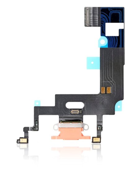 For iPhone XR-Charger Connector Flex- Coral