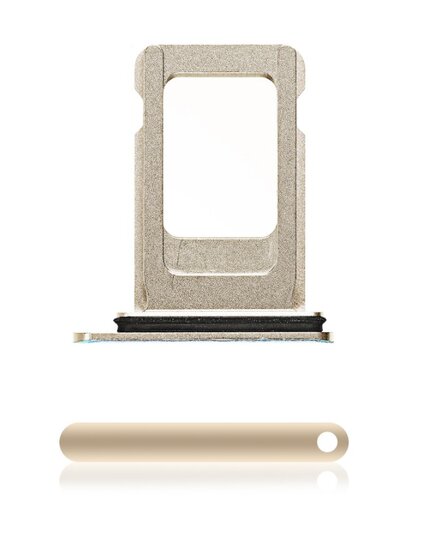 For iPhone XS Max-Sim Holder- Gold