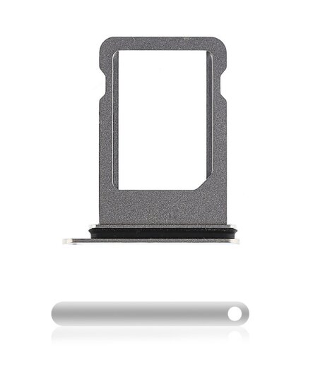 For iPhone X-Sim Holder- Silver