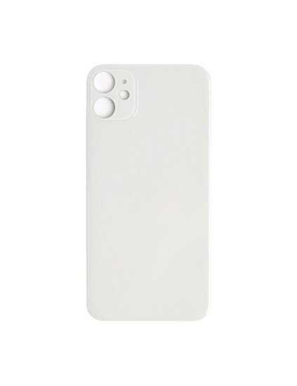 For iPhone 11 Back Glass- White