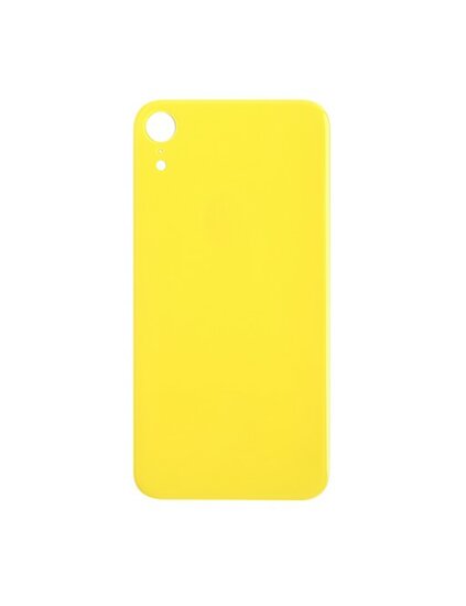 For iPhone XR Back Glass- Yellow