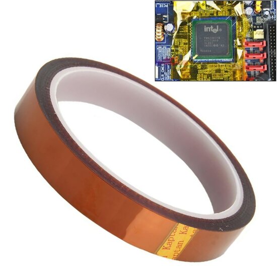 30mm ESD Hittebestendige Polyimide Tape 30m Hittebestendig tot 280&deg;C
