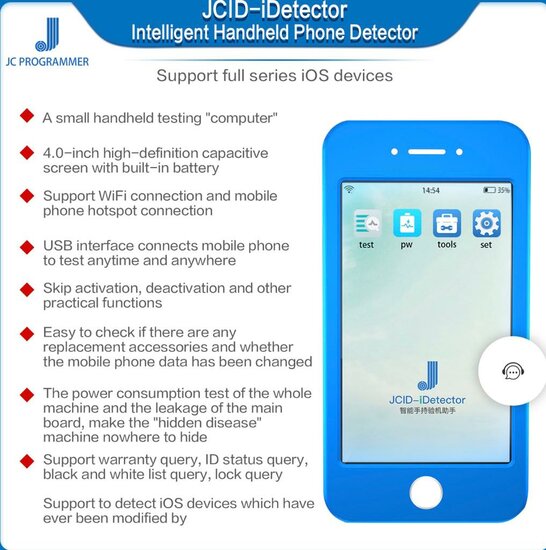 JCID Intelligent Handheld iDetector