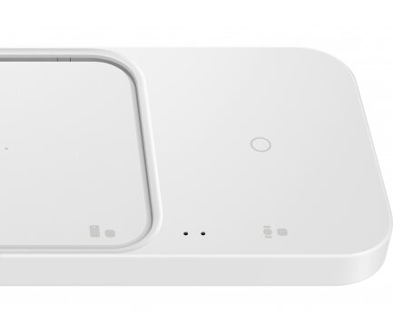 Wireless Charger Duo Samsung 15W With Type-C Wal Charger White EP-P5400TWEGEU