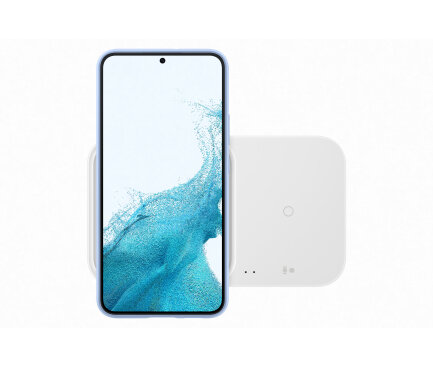 Wireless Charger Duo Samsung 15W With Type-C Wal Charger White EP-P5400TWEGEU