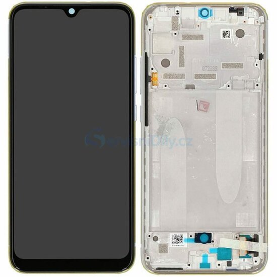 Xiaomi Mi A3-Display + Digitizer +Frame- Silver