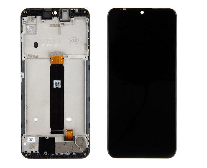 Motorola Moto E6 Plus-Display + Digitizer + Frame- Black