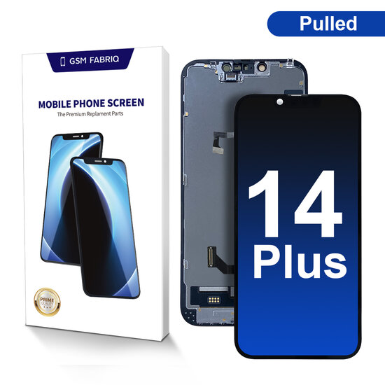 For iPhone 14 Plus Display + Module Pulled- Black