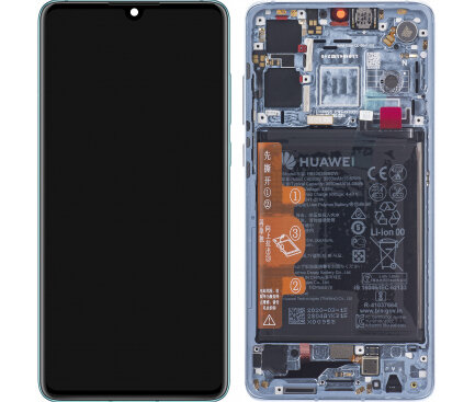 Huawei P30-LCD Display Module + Battery - Blue (Breathing Crystal)