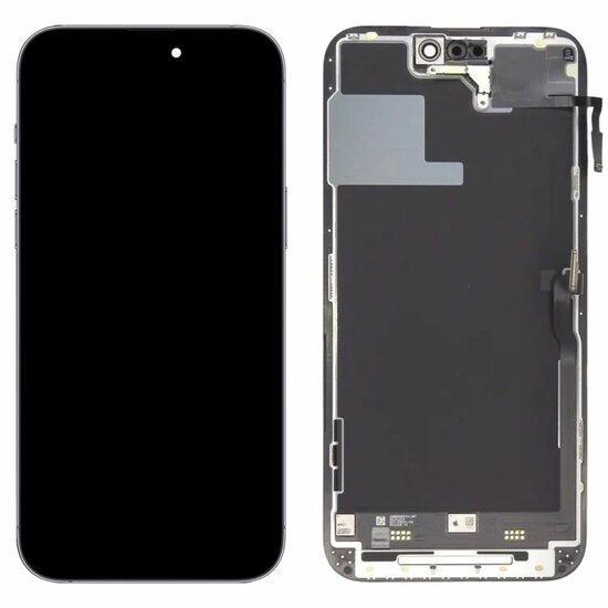 For iPhone 14 Pro Max Display + Module Refurbished- Black
