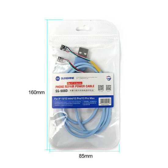 Sunshine SS-908D Power Cable For iPhone 13/ 13 mini/ 13 Pro/ 13 Pro Max