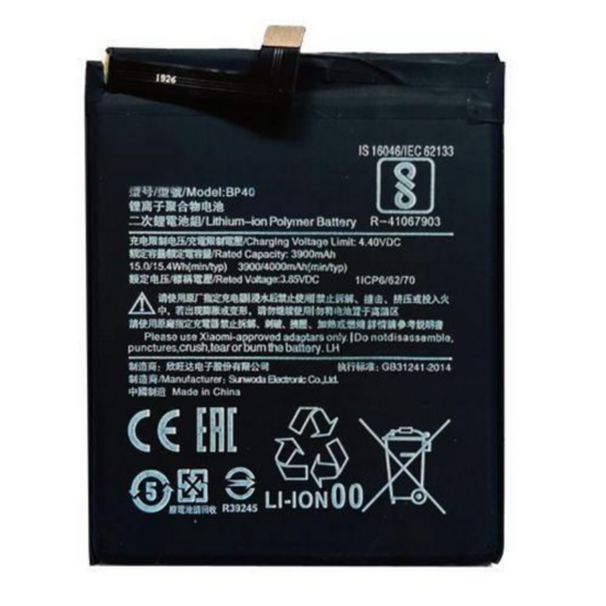 Xiaomi Redmi K20 Pro/ Mi 9T Pro-Battery BP40- 4000mAh