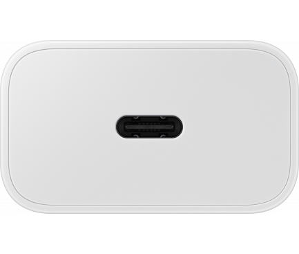 Samsung Wall Charger, 25W, 3A, 1 X USB-C, With USB-C Cable, White EP-T2510XWEGEU