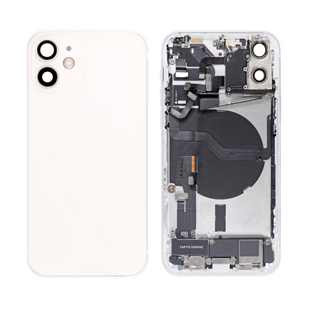 For iPhone 12 Mini Middle Frame Pulled (A) Complete With Parts (No Battery) - White