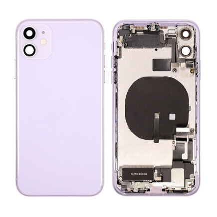 For iPhone 11 Middle Frame Pulled (A) Complete With Parts (No Battery) - Purple