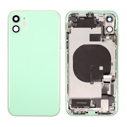For iPhone 11 Middle Frame Pulled (A) Complete With Parts (No Battery) - Green