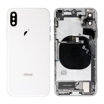 For iPhone X Middle Frame Pulled (A) Complete With Parts - Whitete