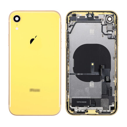 For iPhone XR Middle Frame Pulled (A) Complete With Parts (No Battery)- Yellow