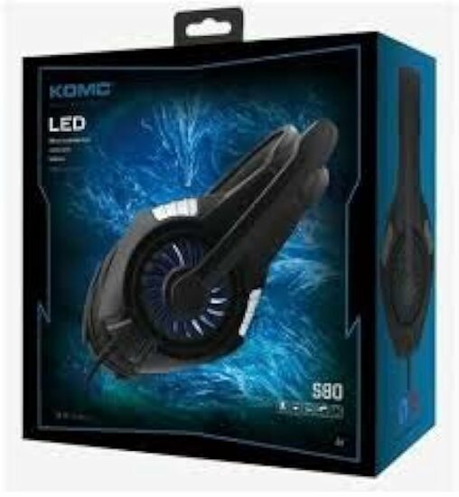 KOMC S80 Wired Gaming Headset for PS4 PC Xbox PC Laptop