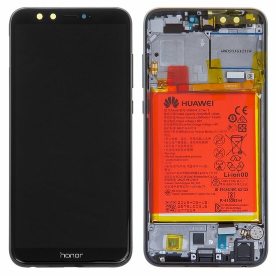 Huawei Honor 9 Lite-LCD Display Module + Battery- Black