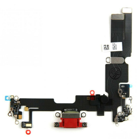 For iPhone 14 Plus Charger Connector Flex- Red