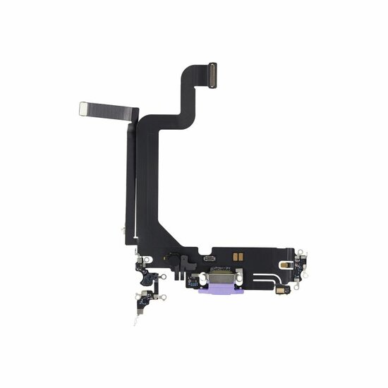 For iPhone 14 Pro Max Charger Connector Flex - Purple