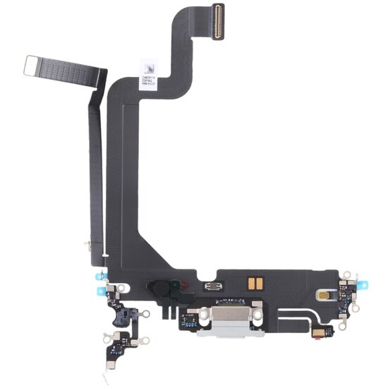 For iPhone 14 Pro Max Charger Connector Flex - White