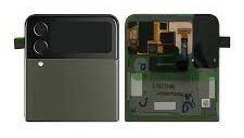 Samsung Galaxy Z Flip 4 5G SM-F721B-Battery Cover Up + Outer Display- Khaki