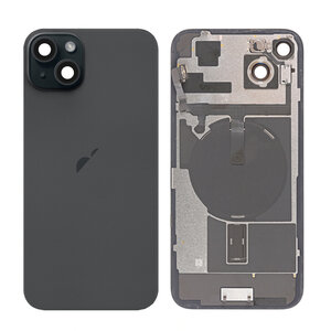 For iPhone 15 Plus Back Glass With Flex- Black