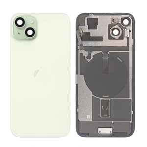 For iPhone 15  Back Glass With Flex- Green