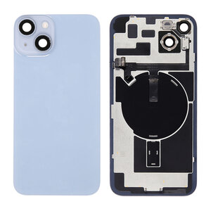 For iPhone 14 Plus Back Glass With Flex- Blue