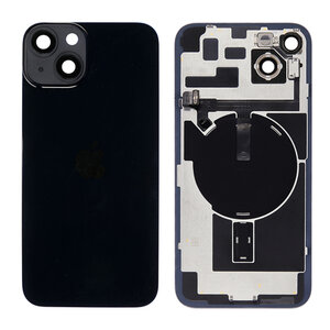For iPhone 14 Back Glass With Flex- Black
