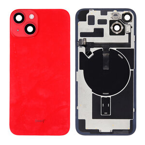 For iPhone 14 Back Glass With Flex- Red