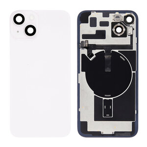 For iPhone 14 Back Glass With Flex- White